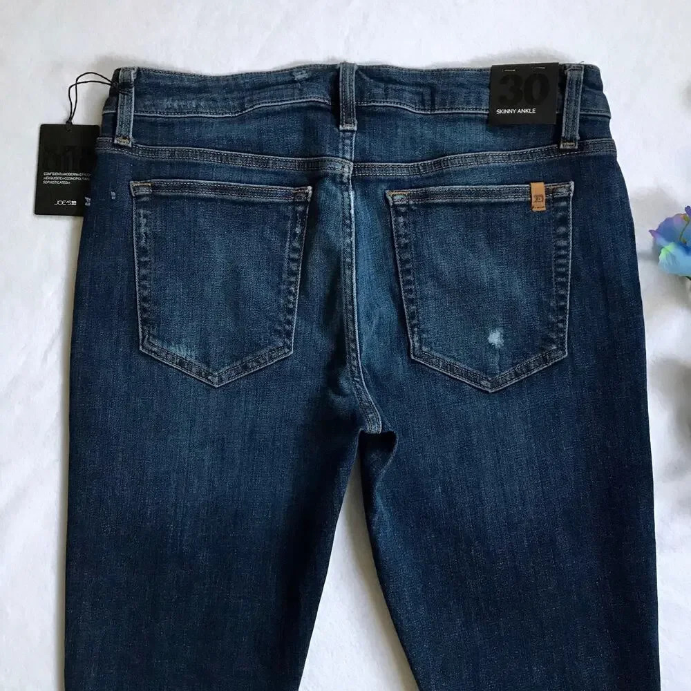 Joe's Jeans NWT Joyce Distressed Skinny Ankle Jeans Women 30 - Picture 7 of 10